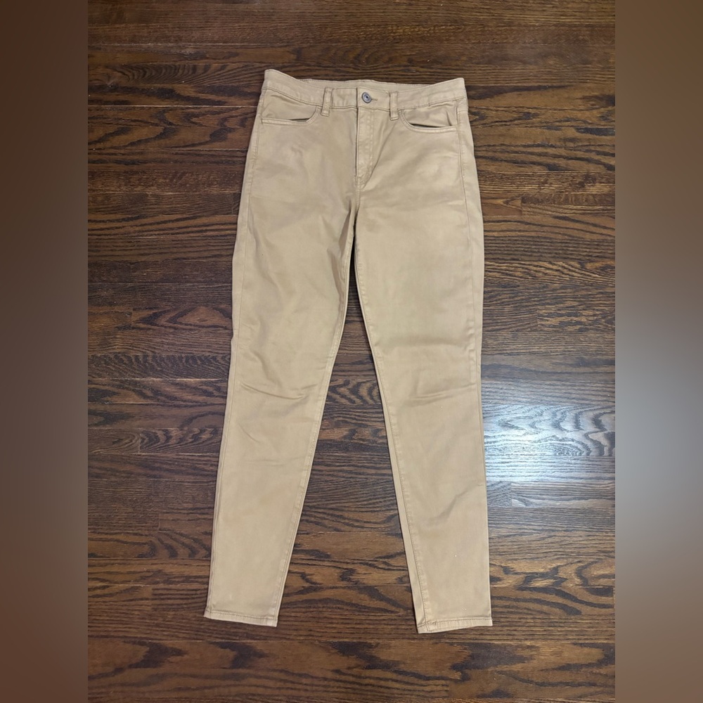 American Eagle Outfitters Khaki skinny jeans tan pants cargo style